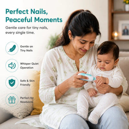 Electric Baby Nail Trimmer for Newborns
