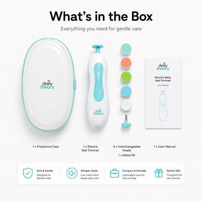 Electric Baby Nail Trimmer for Newborns